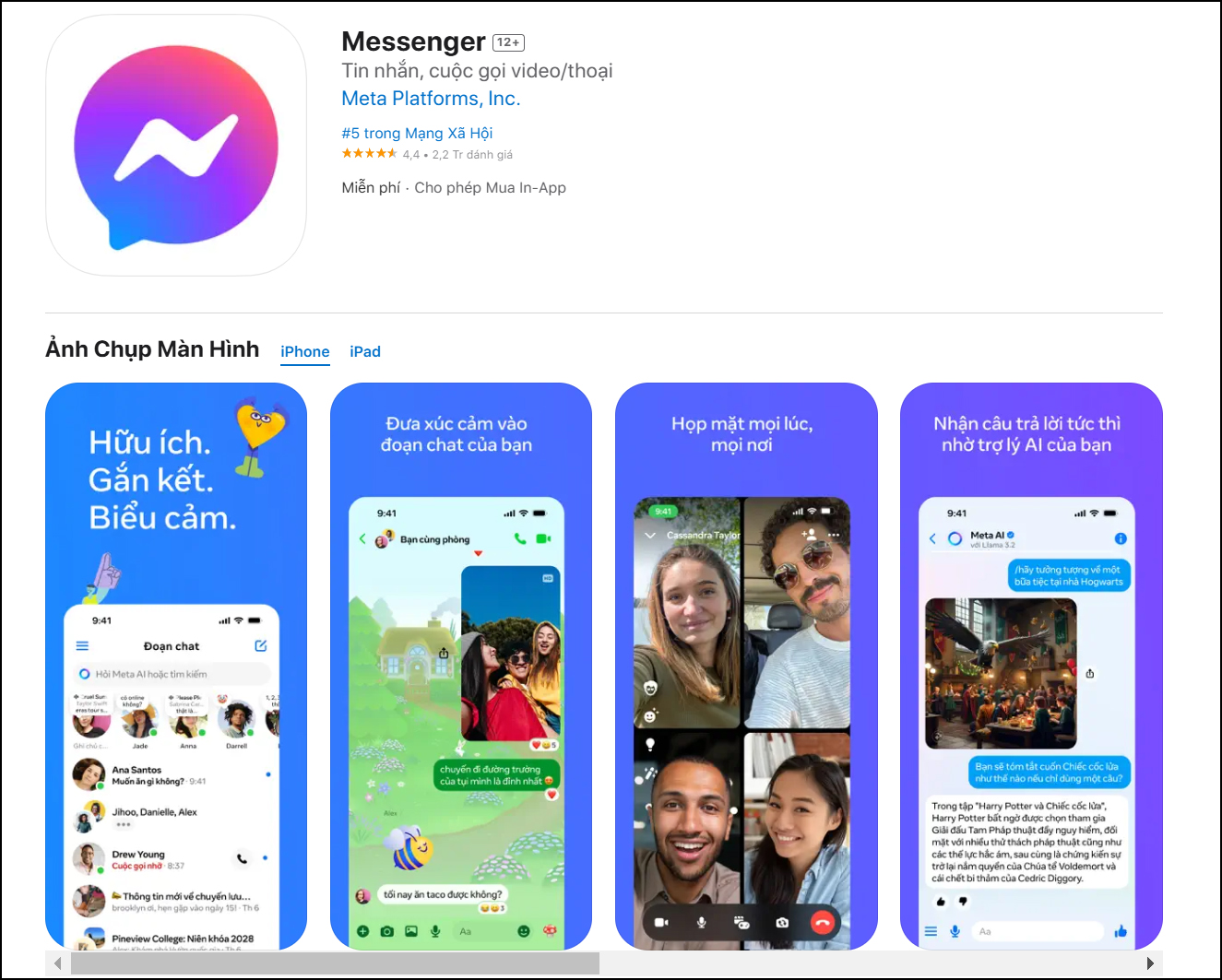 Cách tắt đã xem từng người trên Messenger