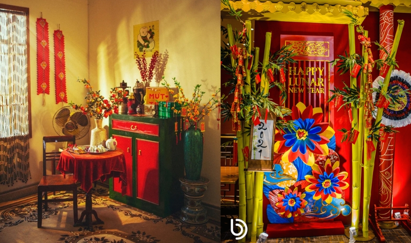 Gian nhà Tết cổ truyền 2025