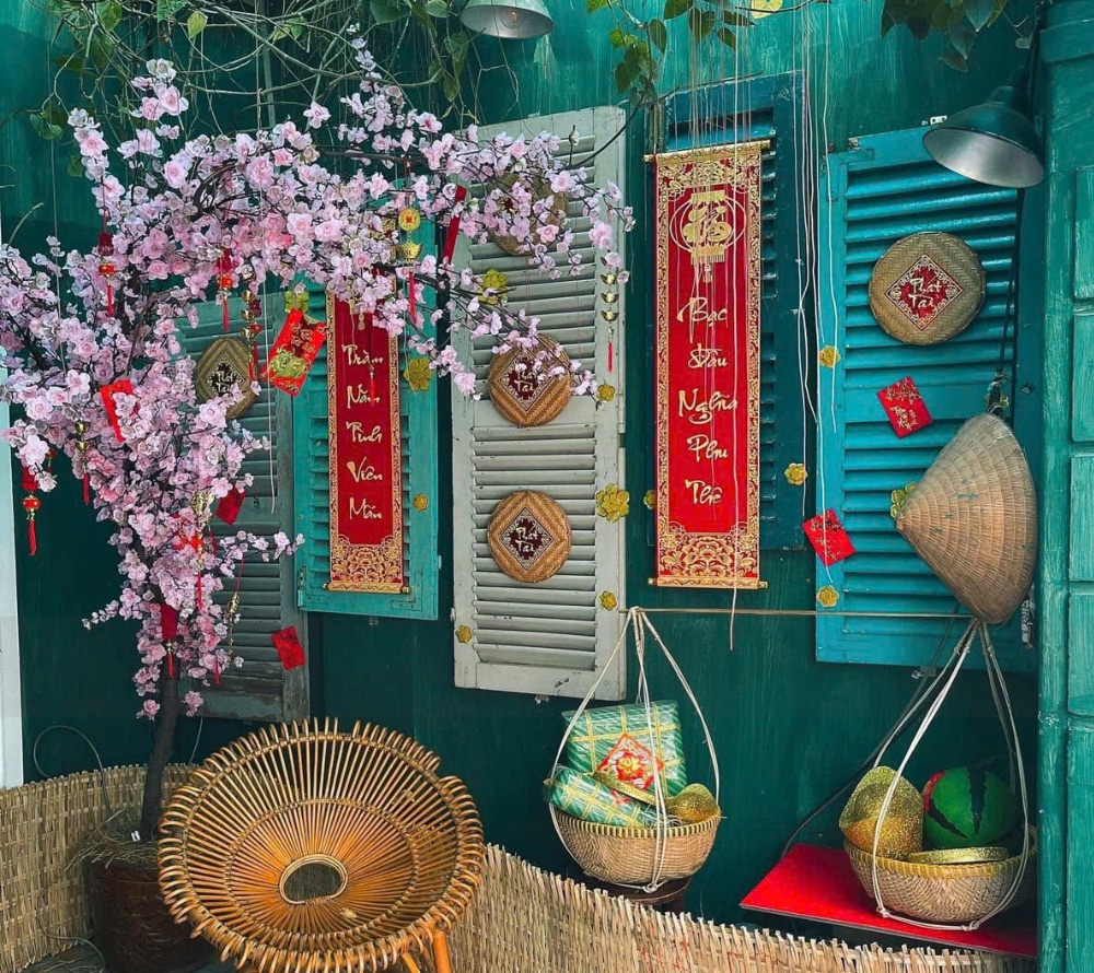 Mẫu trang trí Tết trong nhà miền Bắc