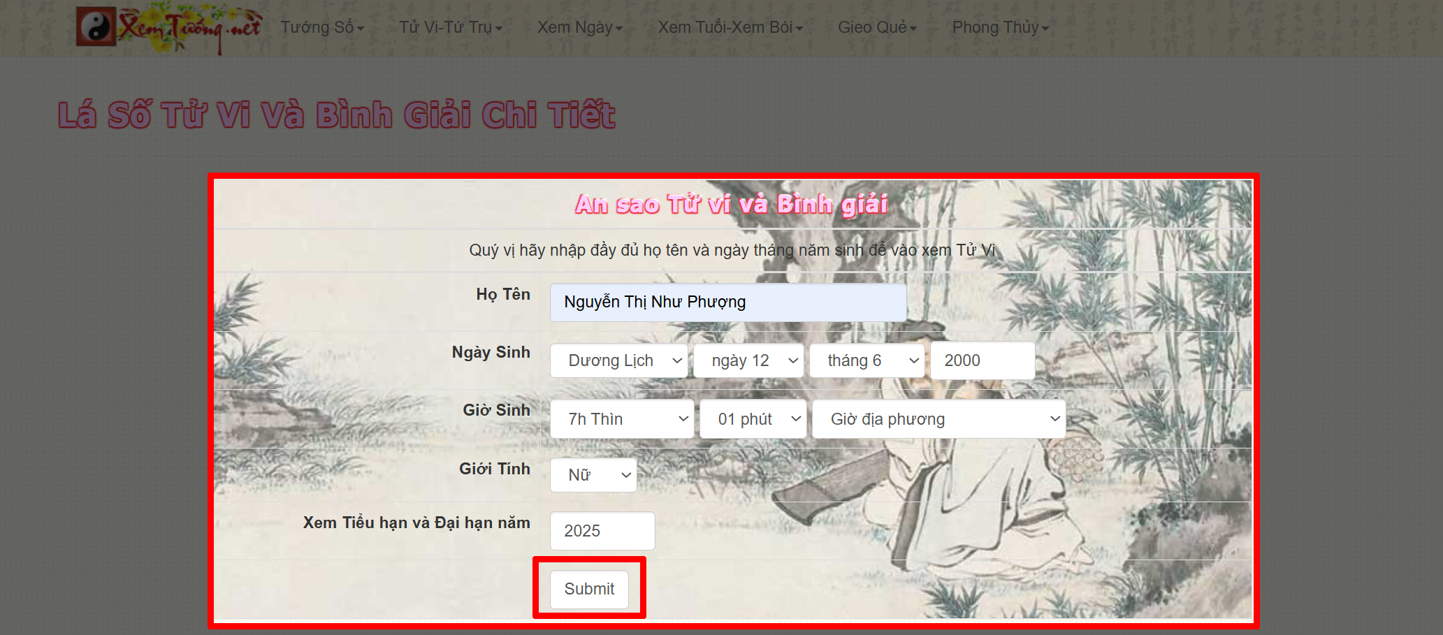 Cách xem tử vi 2025 bằng AI