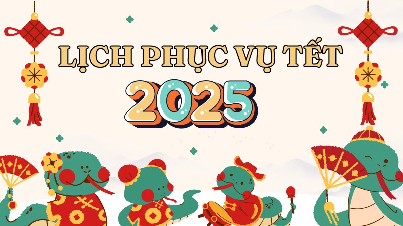 Lịch phục vụ Tết Ất Tỵ năm 2025 của nh&agrave; thuốc An Khang