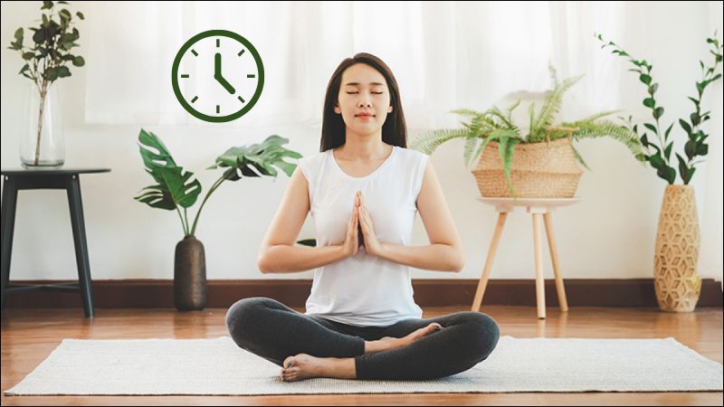 Thiền định ít nhất 5 phút mỗi ngày để hình thành thói quen