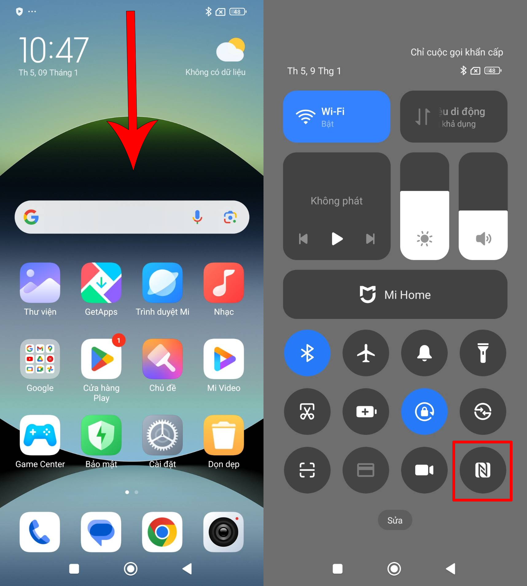 Cách bật NFC trên Redmi Note 14 series
