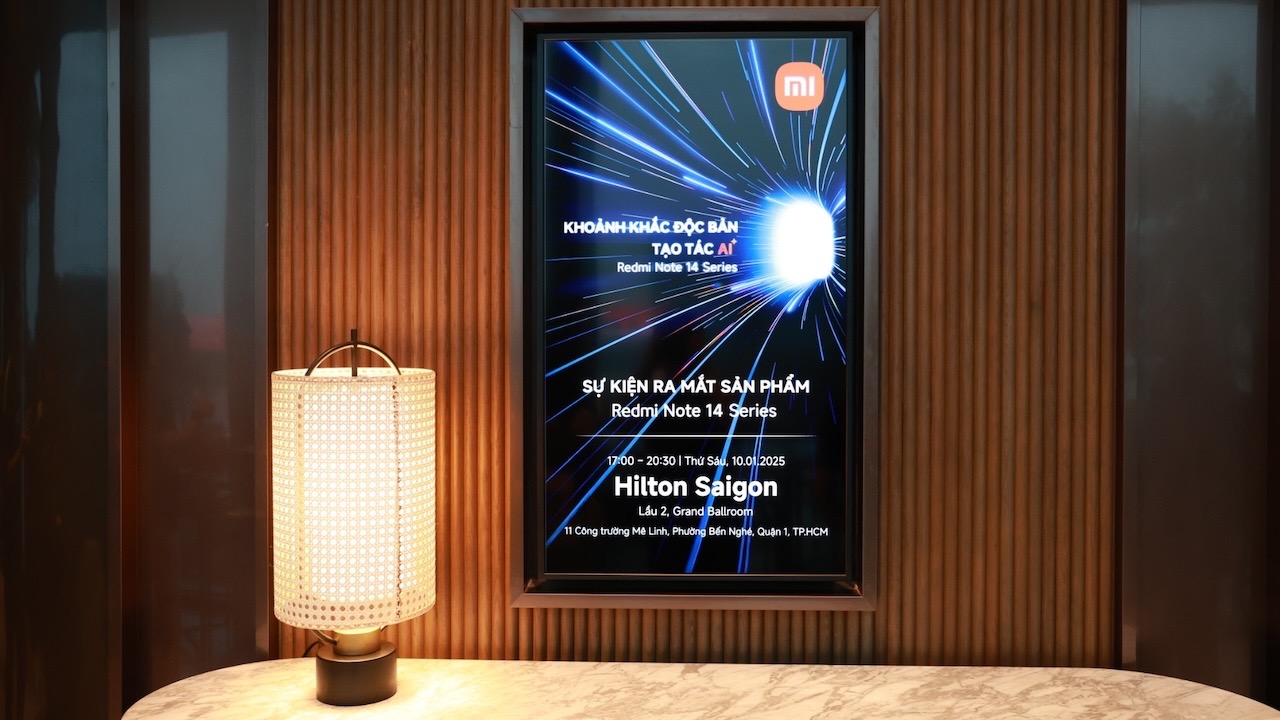 Khách sạn Hilton Saigon được chọn là nơi tổ chức sự kiện ra mắt Redmi Note 14 Series. 