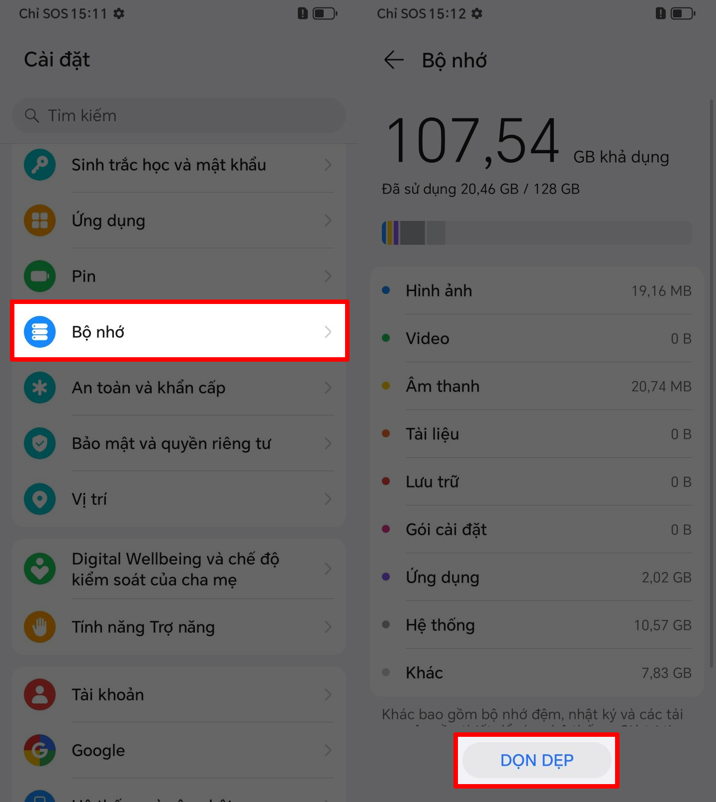Cách dọn dẹp bộ nhớ trên HONOR X5b | HONOR X5b Plus Cách dọn dẹp bộ nhớ trên HONOR X5b | HONOR X5b Plus
