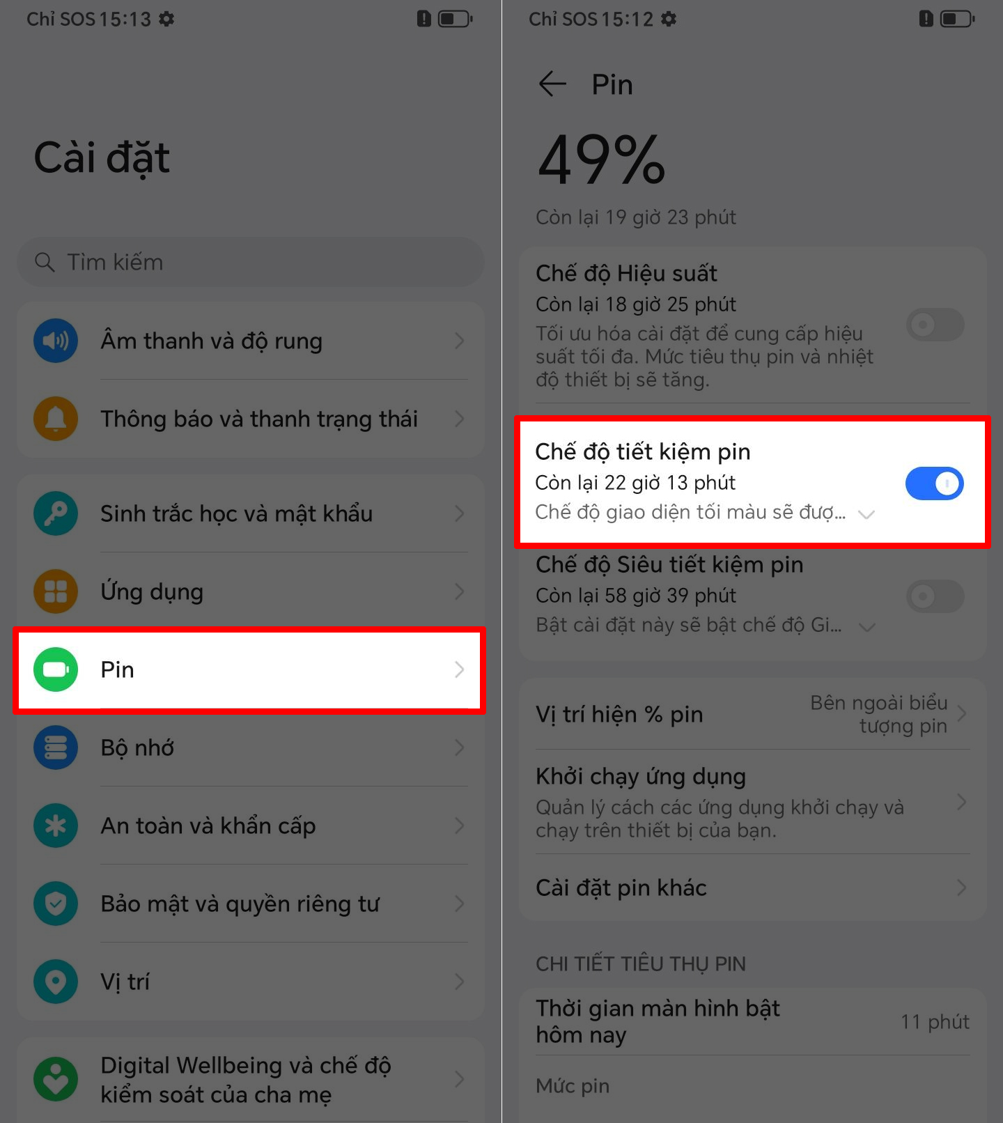 Cách bật chế độ tiết kiệm pin HONOR X5b | HONOR X5b Plus Cách bật chế độ tiết kiệm pin HONOR X5b | HONOR X5b Plus