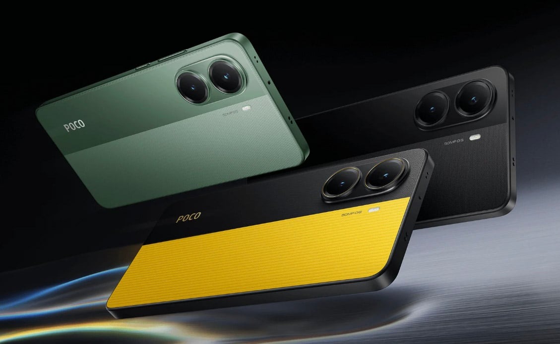 POCO X7 Pro có 3 bản màu tiêu chuẩn là Xanh lá, Vàng và Đen. Nguồn: POCO.