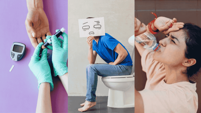 Lá sương sâm kết hợp rau đắng và rung rúc giúp chữa miệng khô khát, tiểu đường, táo bón
