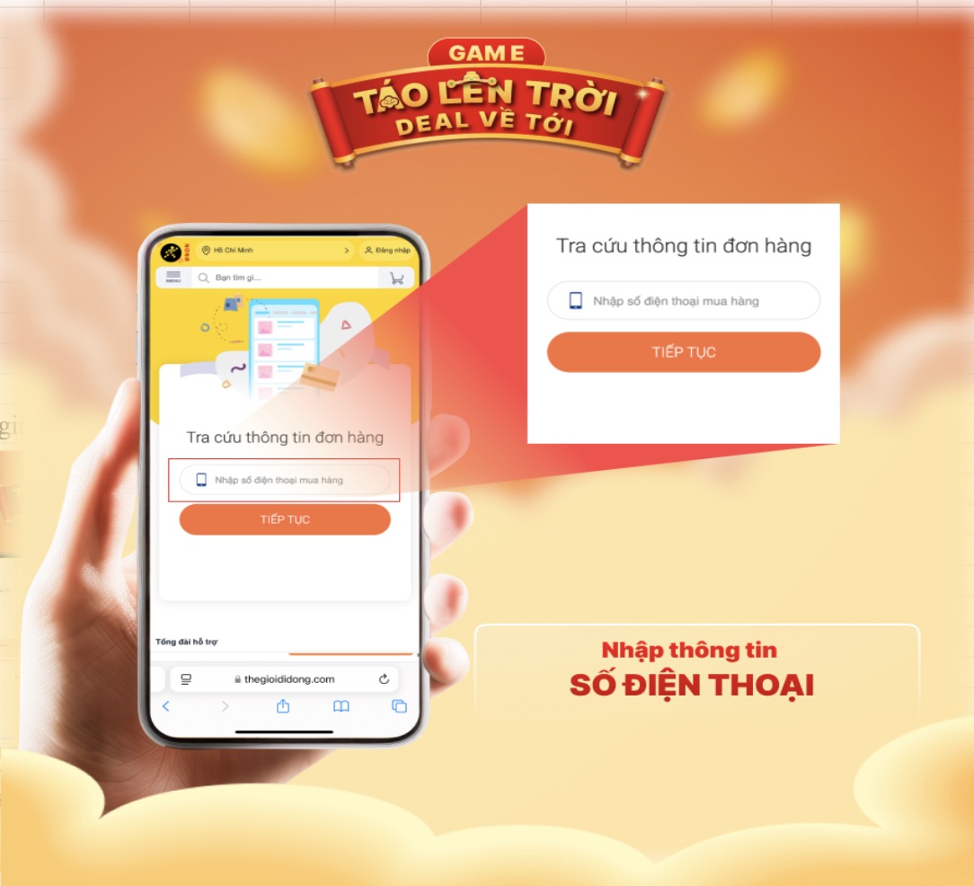 Cách sử dụng phiếu mua hàng khi mua online tại Thế Giới Di Động