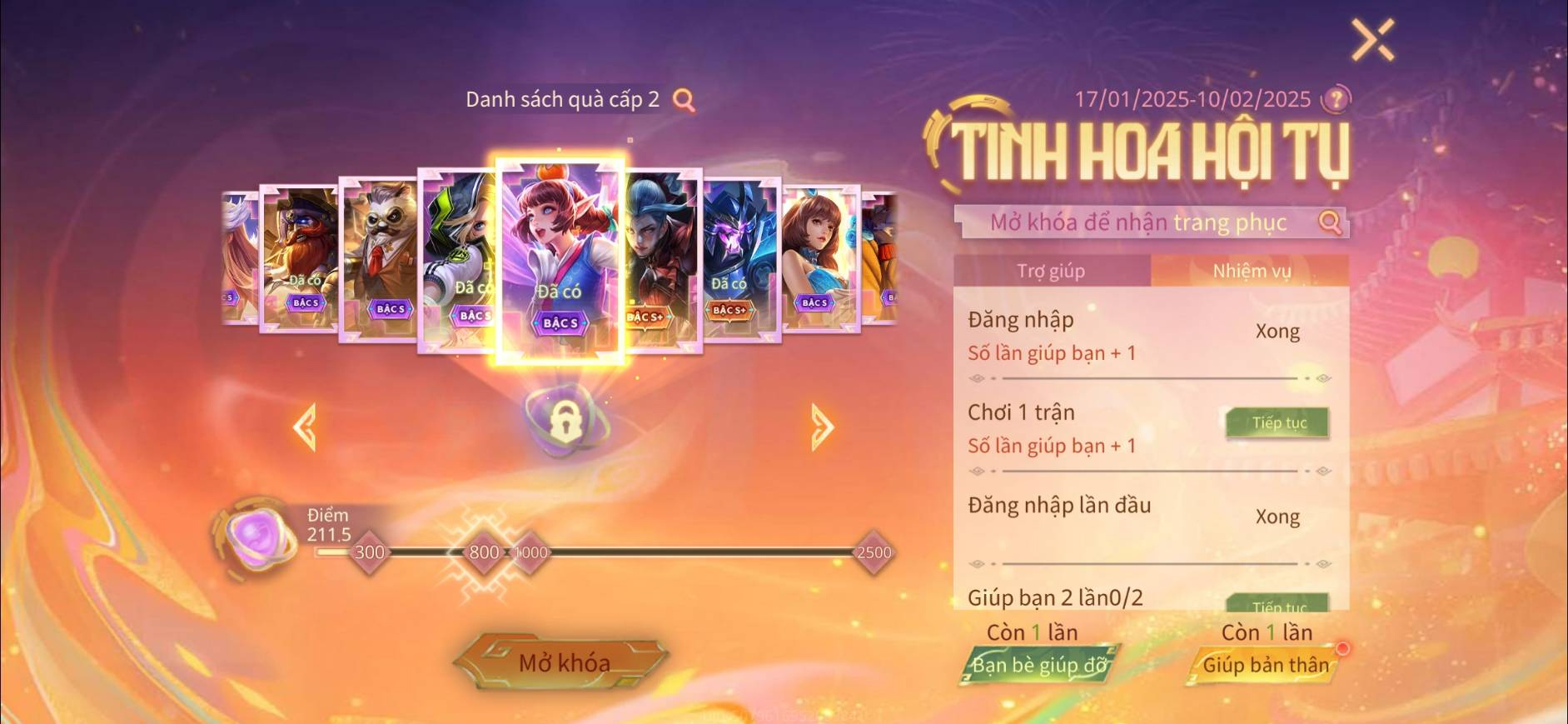 Cách nhận Skin SS miễn phí trong Liên Quân Mobile