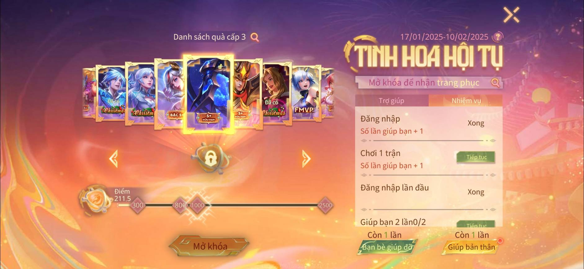 Cách nhận Skin SS miễn phí trong Liên Quân Mobile