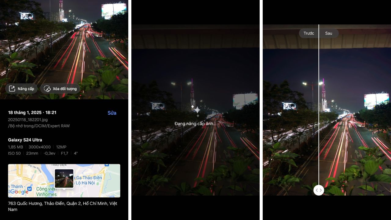 Dạo đêm Sài Gòn cùng Nightography kết hợp Galaxy AI trên Samsung Galaxy S24 Ultra