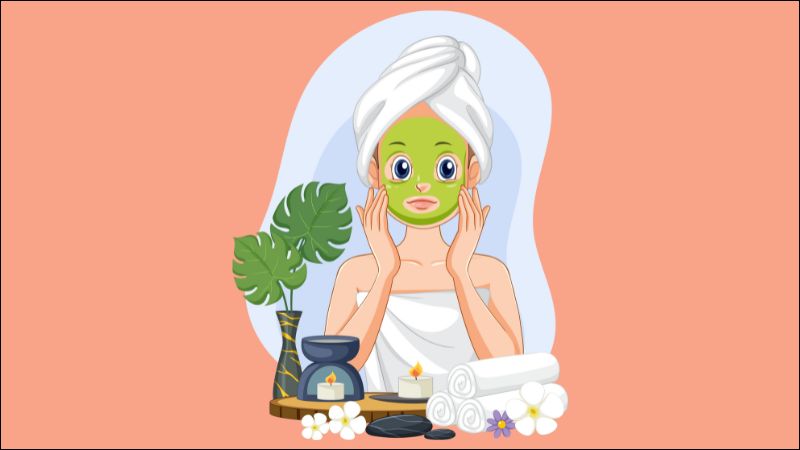 Đắp mặt nạ trong thời gian được khuyến nghị để tránh kích ứng da