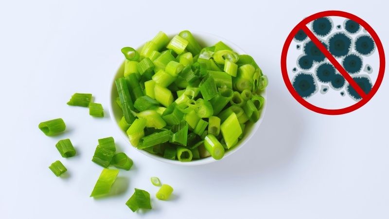 Hoạt chất fistuloside A, fistuloside B và fistuloside C trong hành lá thể hiện hoạt tính kháng nấm tốt