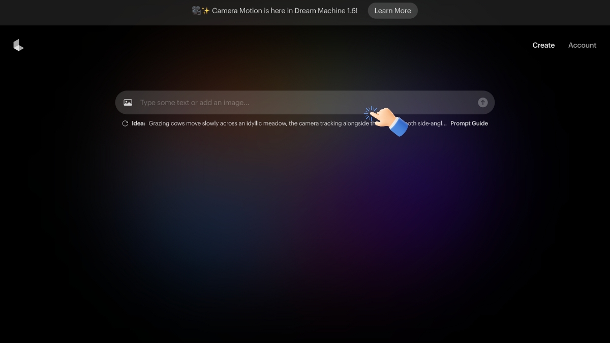 Tại hộp thoại trò chuyện, bạn nhập nội dung ý tưởng mong muốn. Tại hộp thoại trò chuyện, bạn nhập nội dung ý tưởng mong muốn.