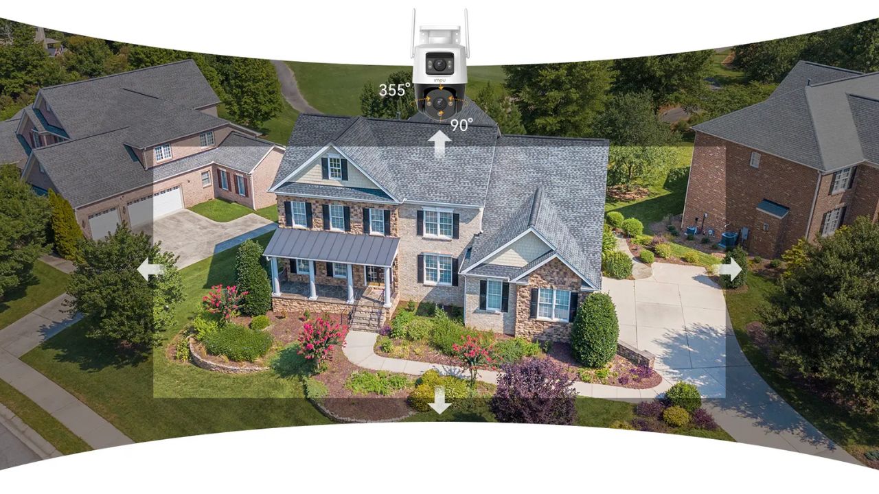 Bảo vệ ngôi nhà với camera ngoài trời IMOU Cruiser Dual với 4 chế độ nhìn đêm