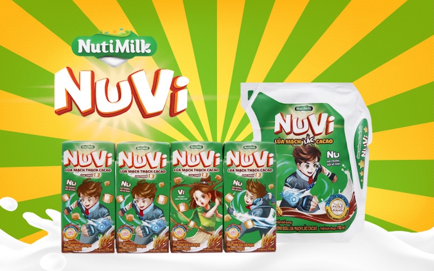 Thức Uống Sữa Tươi Lúa Mạch NuVi
