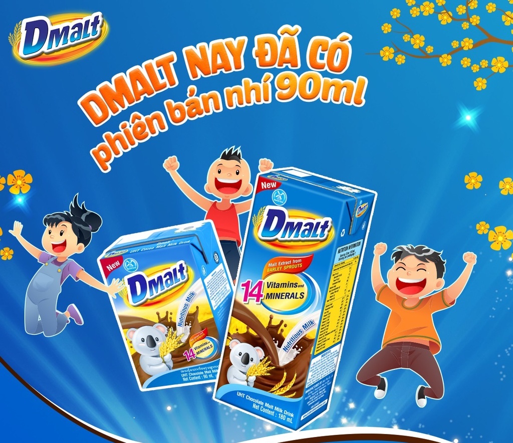 Thức uống sữa cacao lúa mạch Dmalt