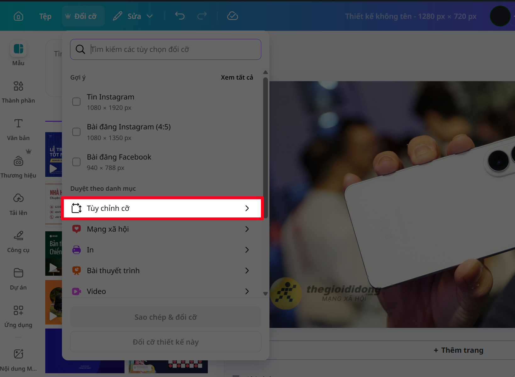 Cách in thiết kế Canva không bị vỡ 