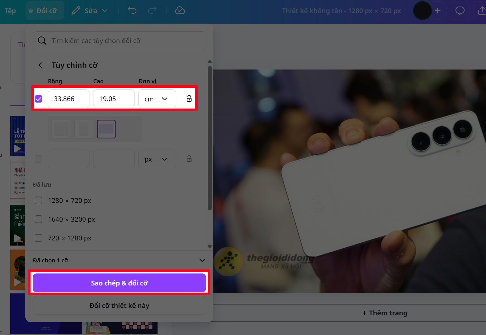 Cách in thiết kế Canva không bị vỡ 