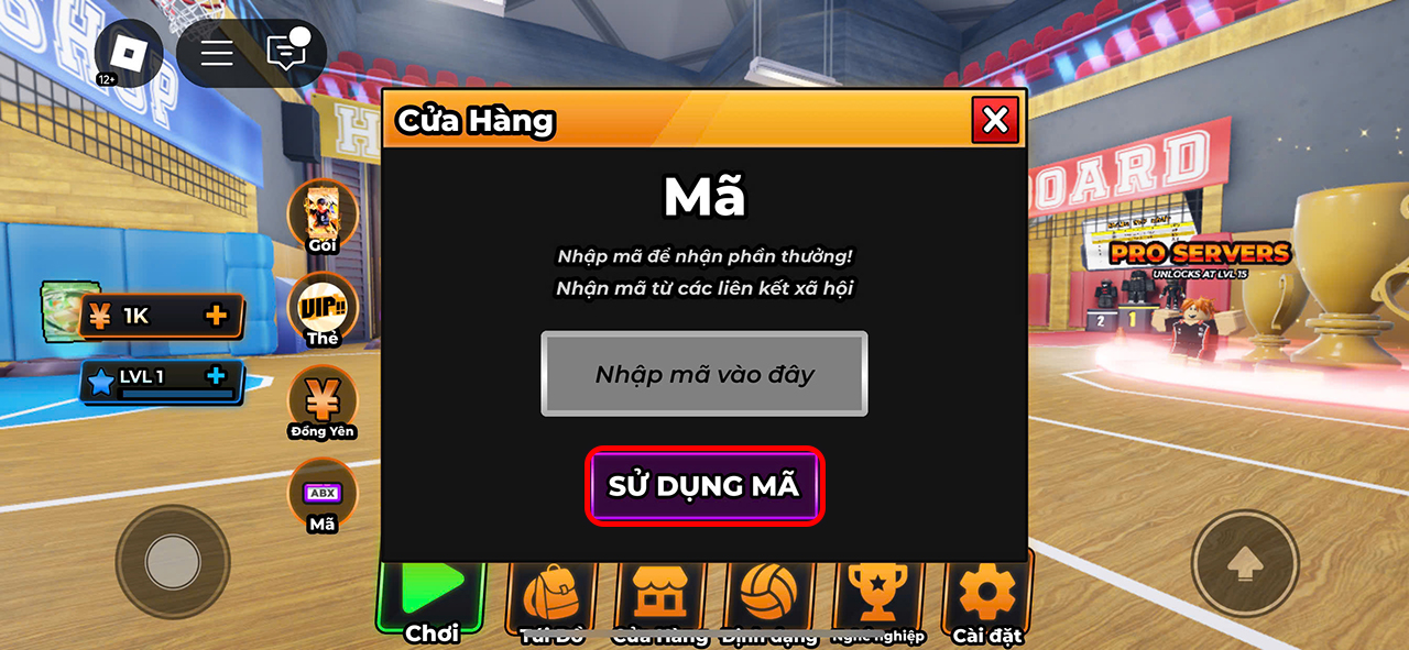 Code Haikyuu Legends update 6 tháng 02/2025, cách nhập code