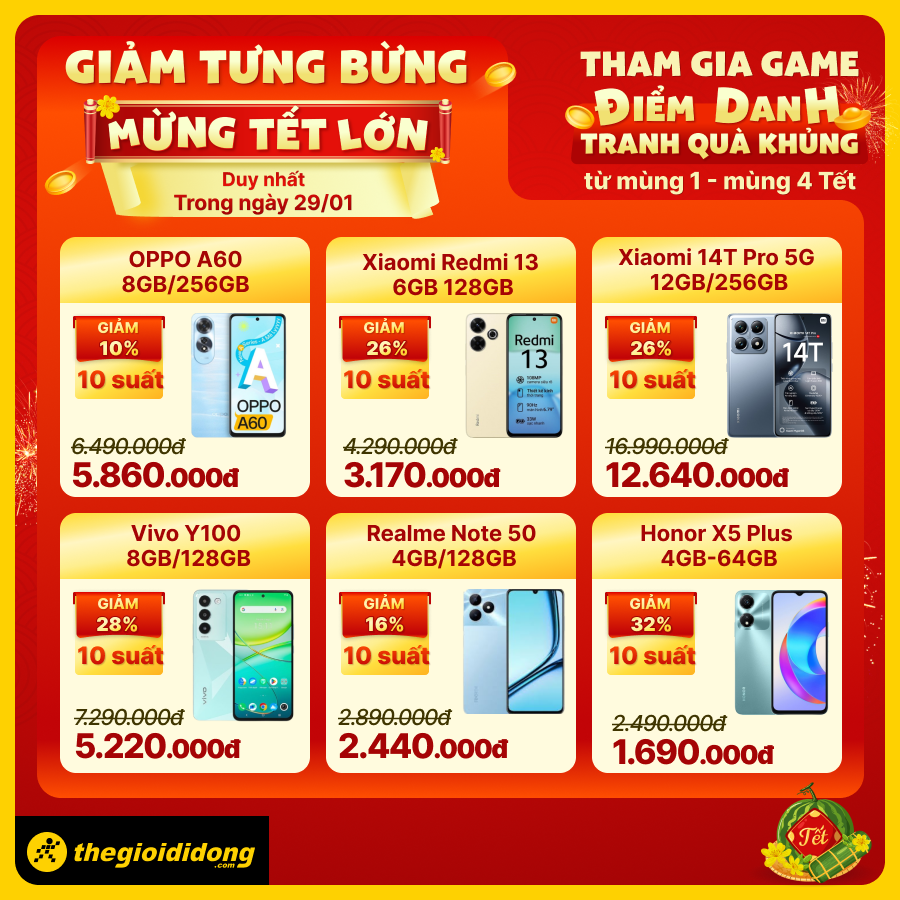 Giảm tưng bừng - Mừng lễ lớn: Smartphone giảm đến 30%, laptop giảm sốc đến 33%, tai nghe chỉ từ 75K và nhiều hơn nữa