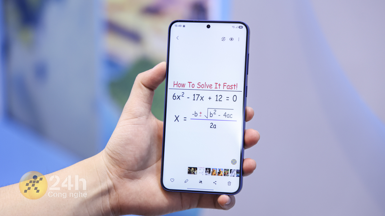 Cung cấp sức mạnh cho Galaxy S25 Plus là vi xử lý Snapdragon 8 Elite for Galaxy mạnh mẽ.