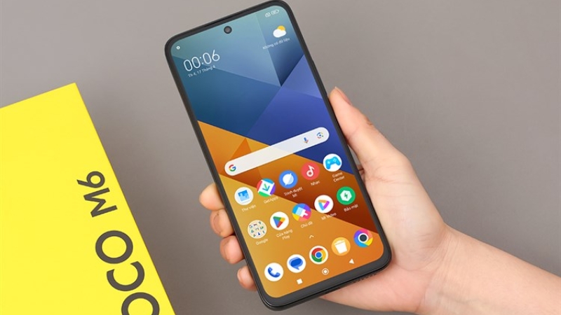 Xiaomi POCO M6 sở hữu một cấu hình mạnh mẽ với vi xử lý Helio G91 Ultra