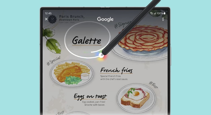 Tính năng Khoanh tròn tìm kiếm cho phép người dùng dễ dàng thu thập thông tin chỉ với vài thao tác đơn giản