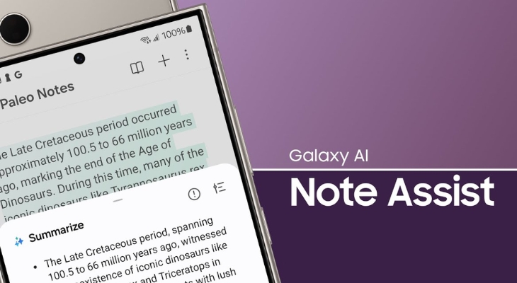 Với Note Assist, người dùng có thể ghi chú nhanh chóng và chính xác, đồng thời dễ dàng quản lý và chia sẻ thông tin