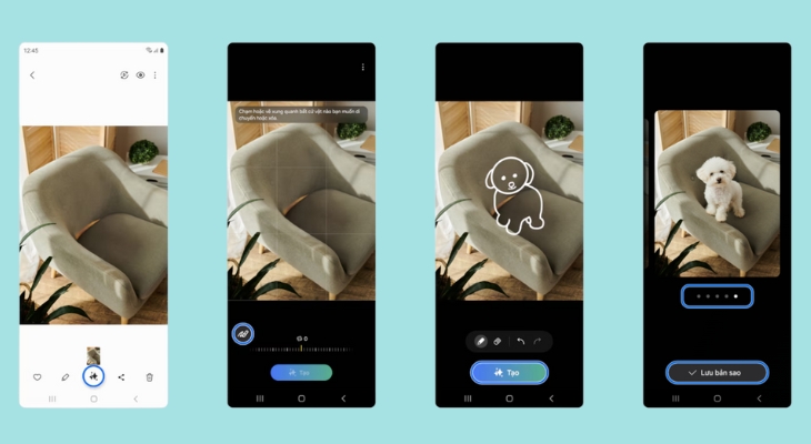 Tính năng Photo Assist giúp biến đổi bản phác thảo vẽ chồng lên ảnh thành một đối tượng thực tế