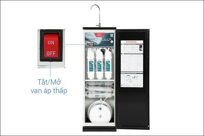 Hệ thống lõi lọc trong máy lọc nước RO Sunhouse UltraPURE SHA8810K 10 lõi