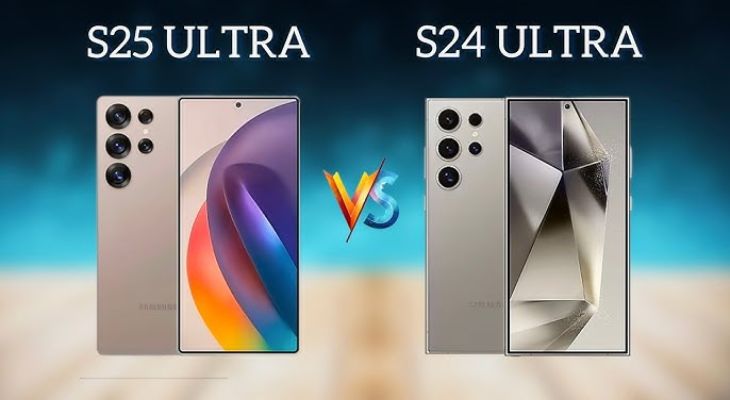 S25 Ultra có viền mỏng hơn 15%, giúp cho không gian hiển thị được mở rộng