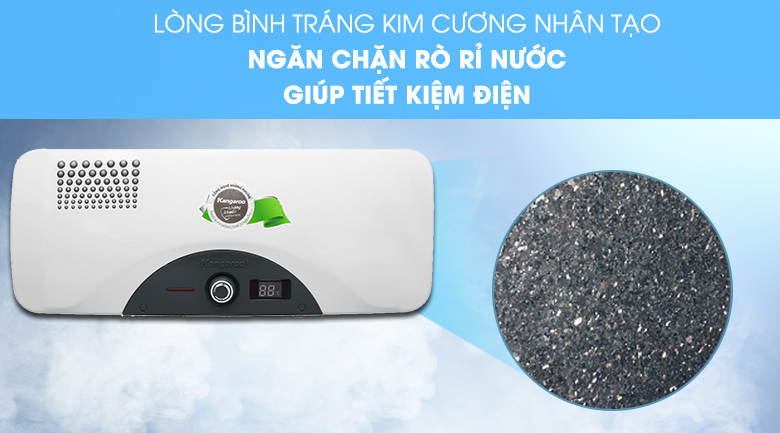 Ưu điểm của lòng bình tráng men kim cương nhân tạo