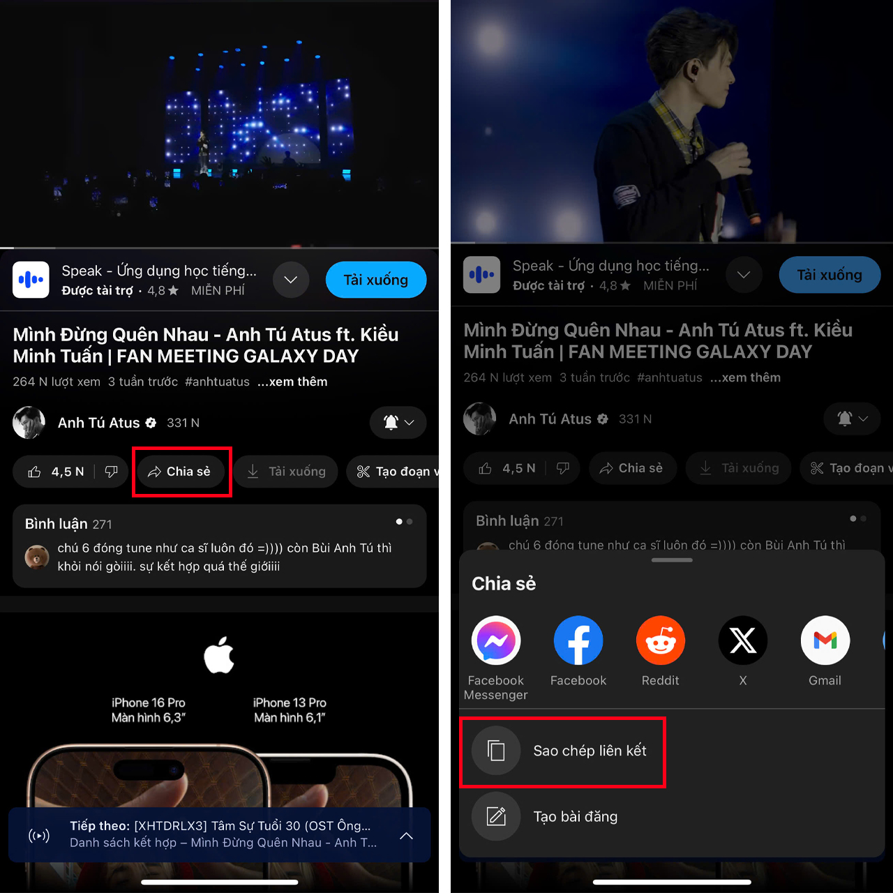 Cách tải video YouTube về điện thoại