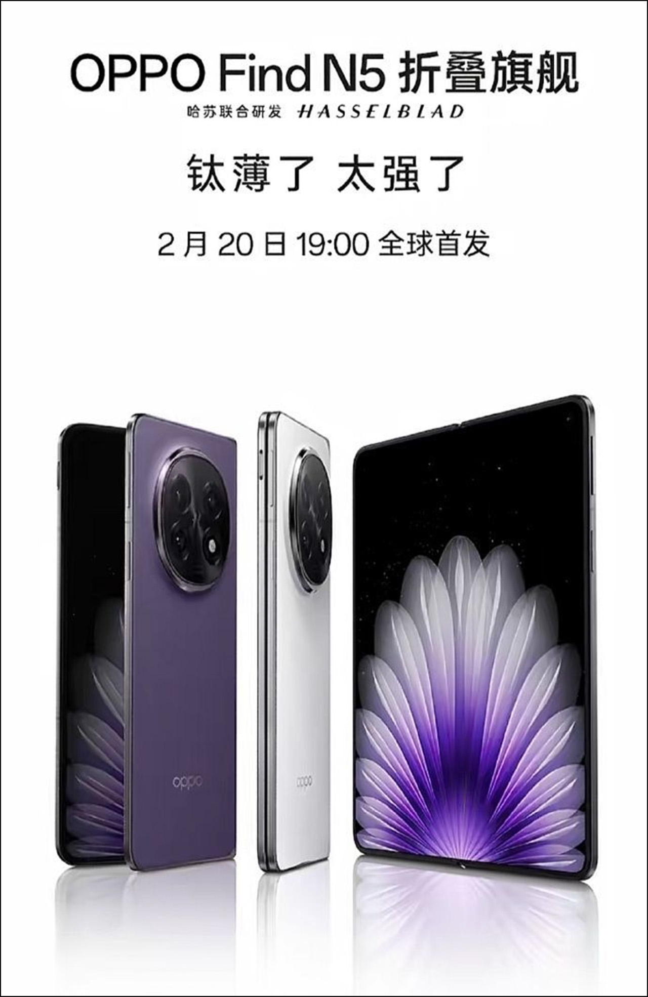 Poster chính thức xác nhận thời gian ra mắt của Find N5. Poster chính thức xác nhận thời gian ra mắt của Find N5.