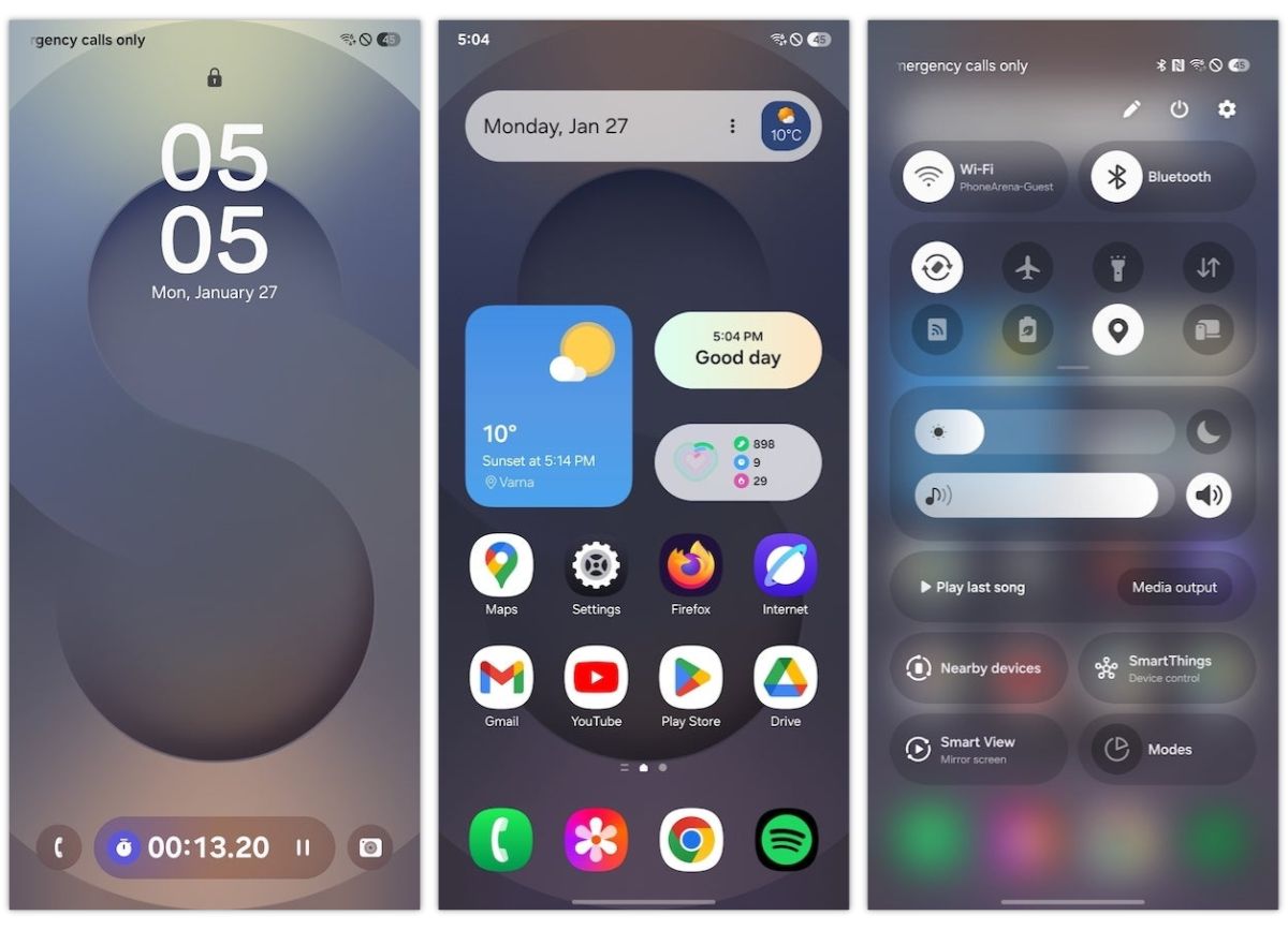One UI 7 mang lại nhiều thay đổi về giao diện, tính năng, đặc biệt là Galaxy AI. Nguồn: PhoneArena. One UI 7 mang lại nhiều thay đổi về giao diện, tính năng, đặc biệt là Galaxy AI. Nguồn: PhoneArena.