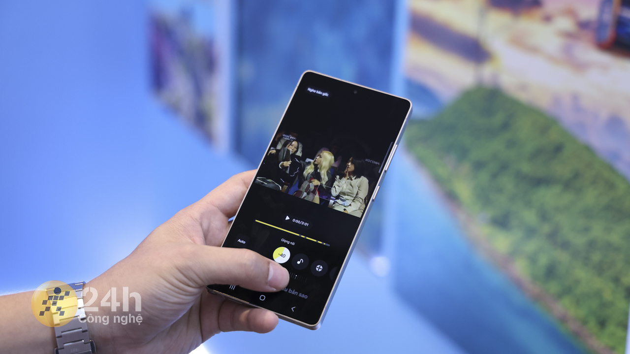 Một trong những tính năng AI nổi bật trên Galaxy AI mới là lọc âm thanh. Một trong những tính năng AI nổi bật trên Galaxy AI mới là lọc âm thanh.