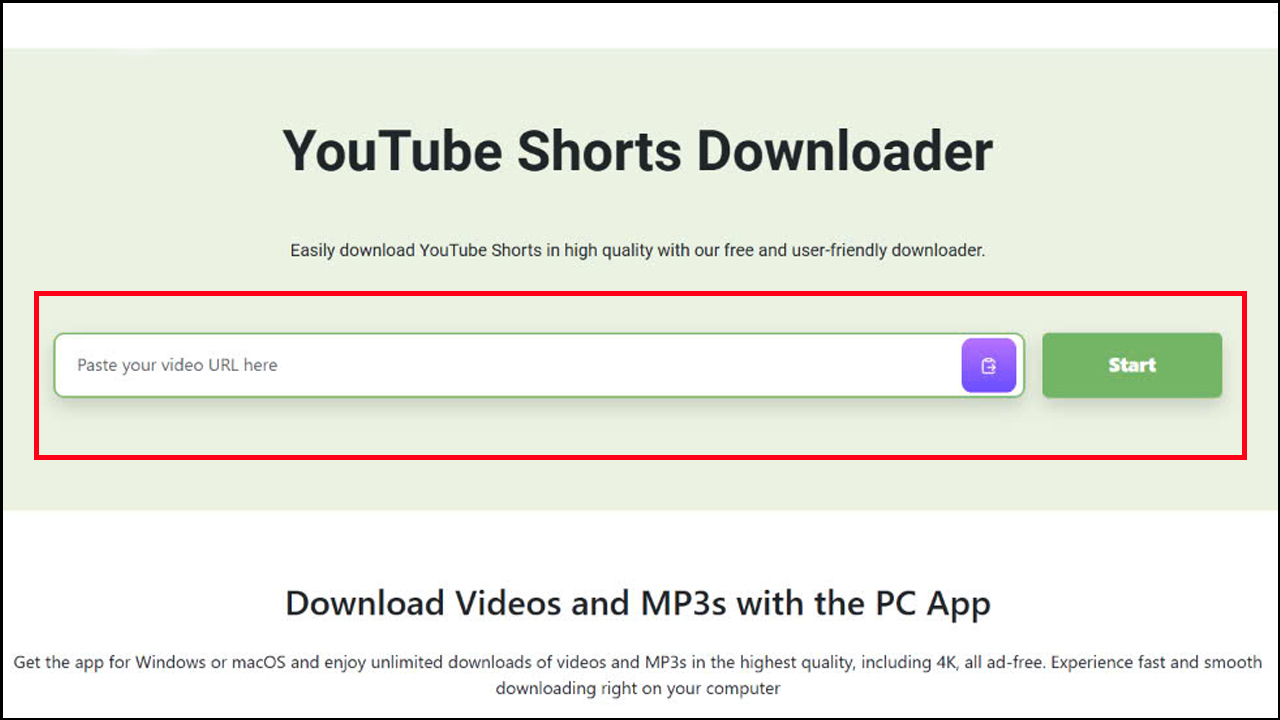 Cách tải video short trên YouTube về máy tính