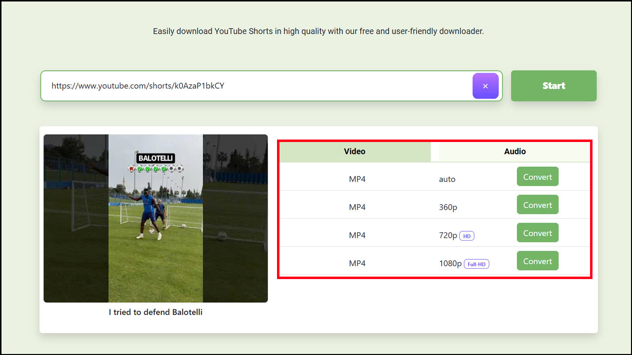 Cách tải video short trên YouTube về máy tính