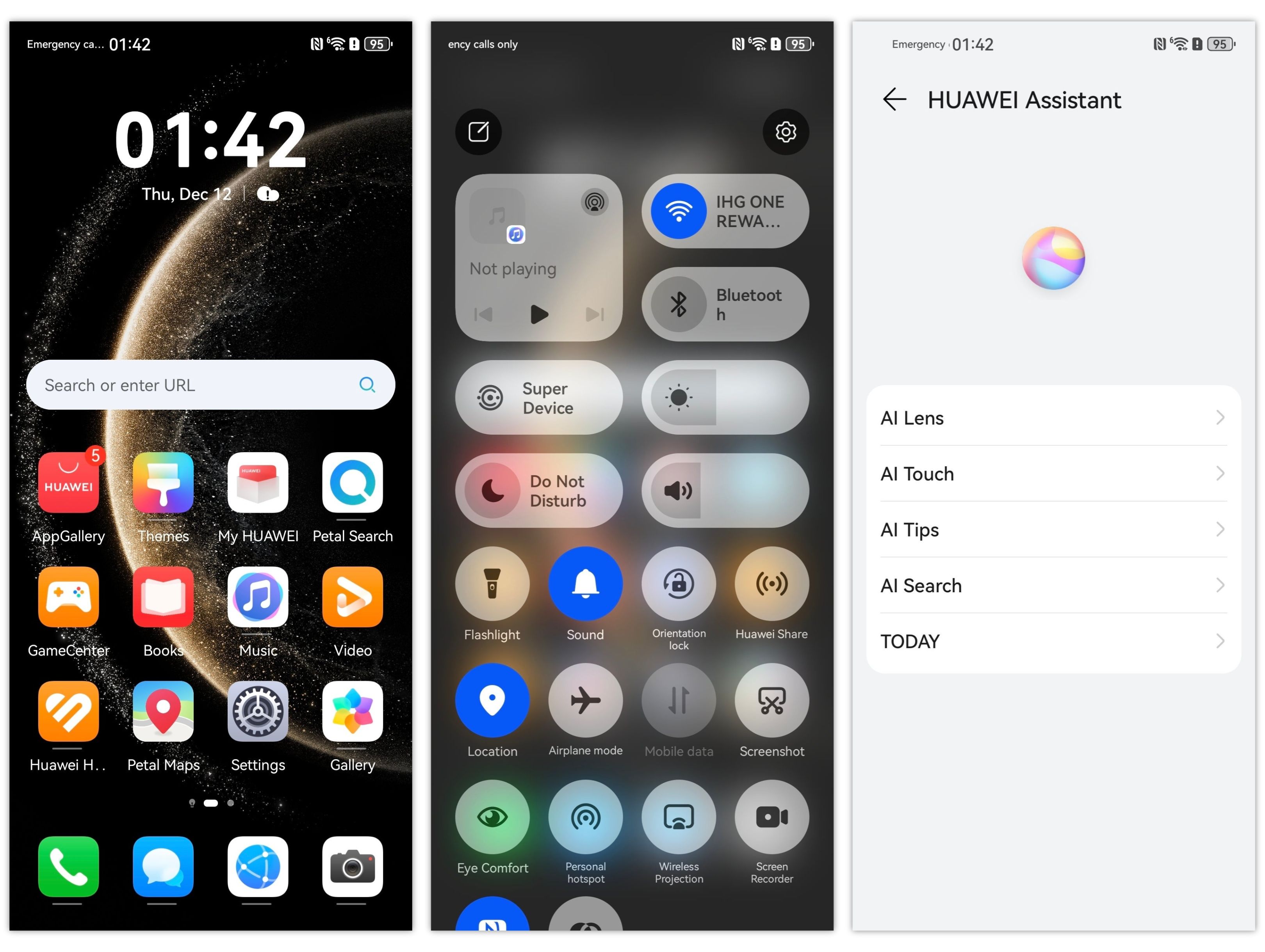 Giao điện HUAWEI Mate X6 dễ nhìn và dễ làm quen. Nguồn: PhoneArena.