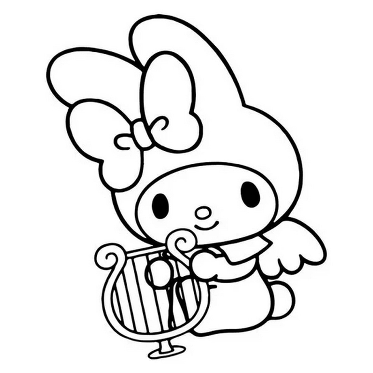 Tranh tô màu Medoly vui nhộn số 14 Tranh tô màu Medoly vui nhộn số 14