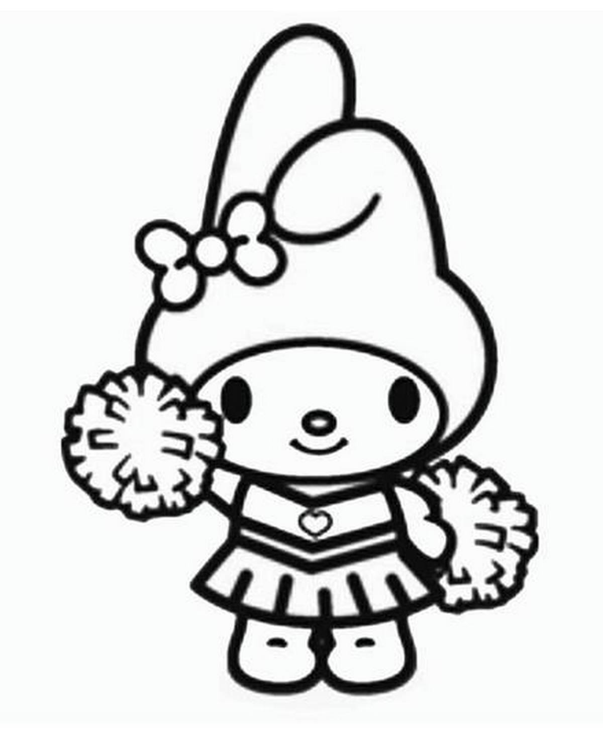 Tranh tô màu Medoly vui nhộn số 17 Tranh tô màu Medoly vui nhộn số 17