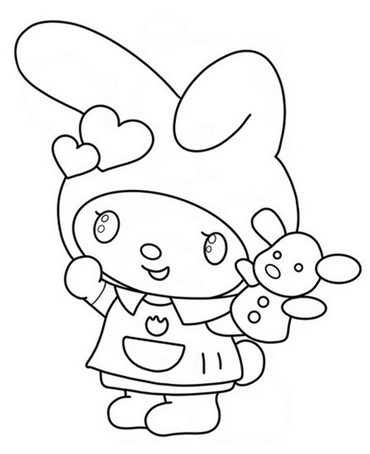 Tranh tô màu Medoly vui nhộn số 19 Tranh tô màu Medoly vui nhộn số 19