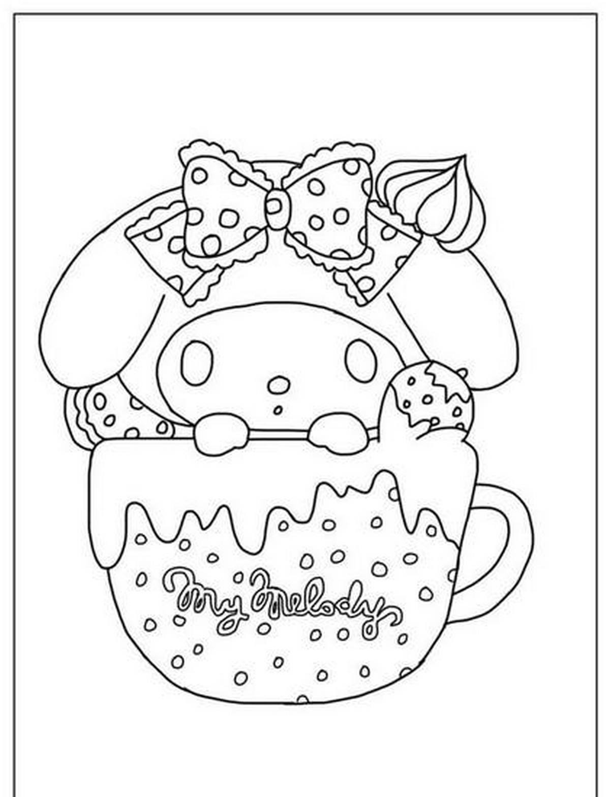 Tranh tô màu Medoly vui nhộn số 4 Tranh tô màu Medoly vui nhộn số 4