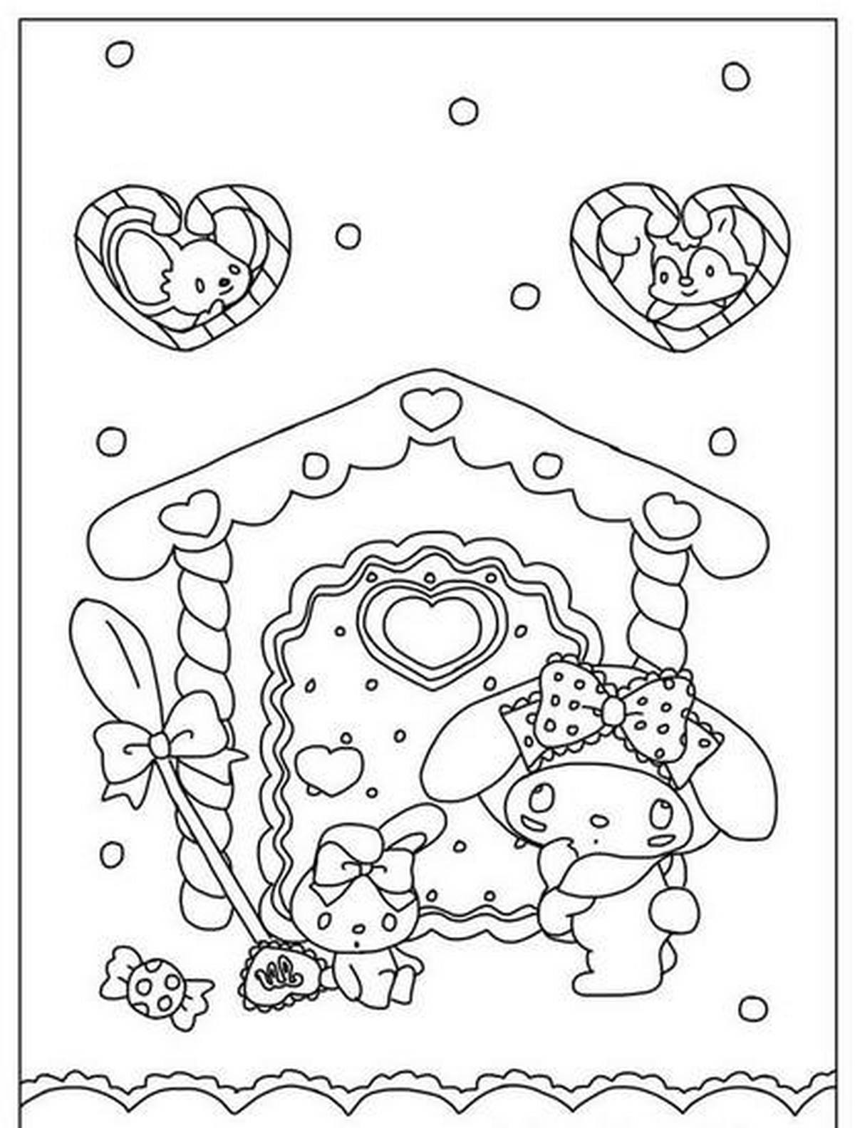 Tranh tô màu Medoly vui nhộn số 37 Tranh tô màu Medoly vui nhộn số 37