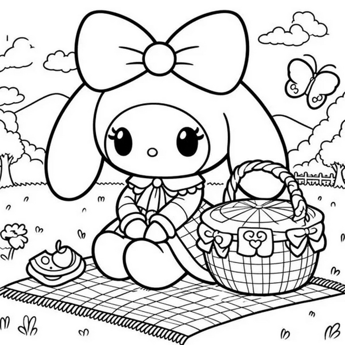 Tranh tô màu Medoly vui nhộn số 39 Tranh tô màu Medoly vui nhộn số 39