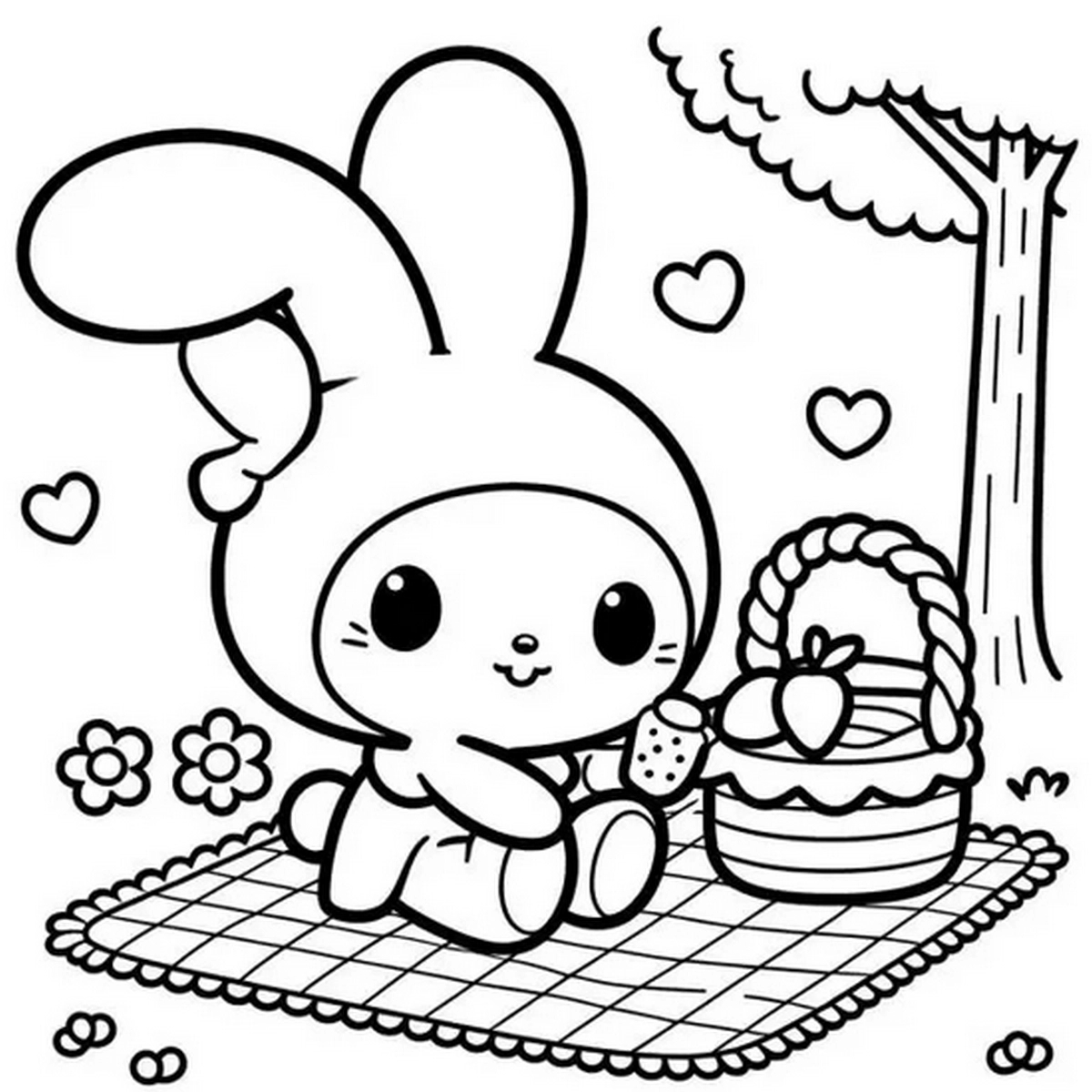 Tranh tô màu Medoly vui nhộn số 45 Tranh tô màu Medoly vui nhộn số 45