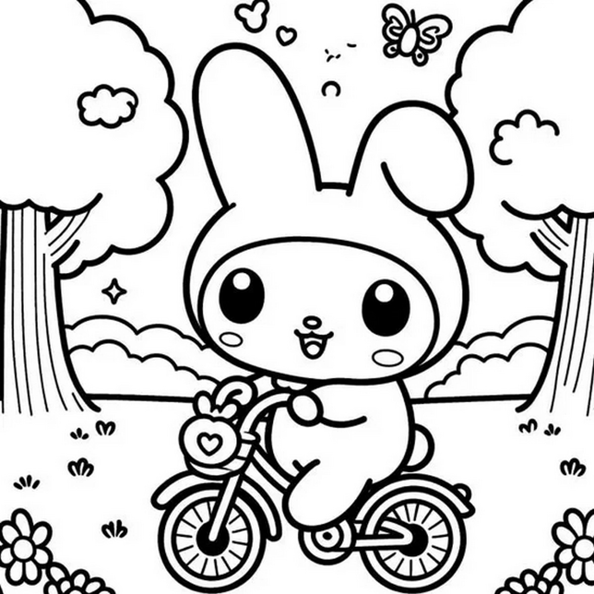 Tranh tô màu Medoly vui nhộn số 47 Tranh tô màu Medoly vui nhộn số 47