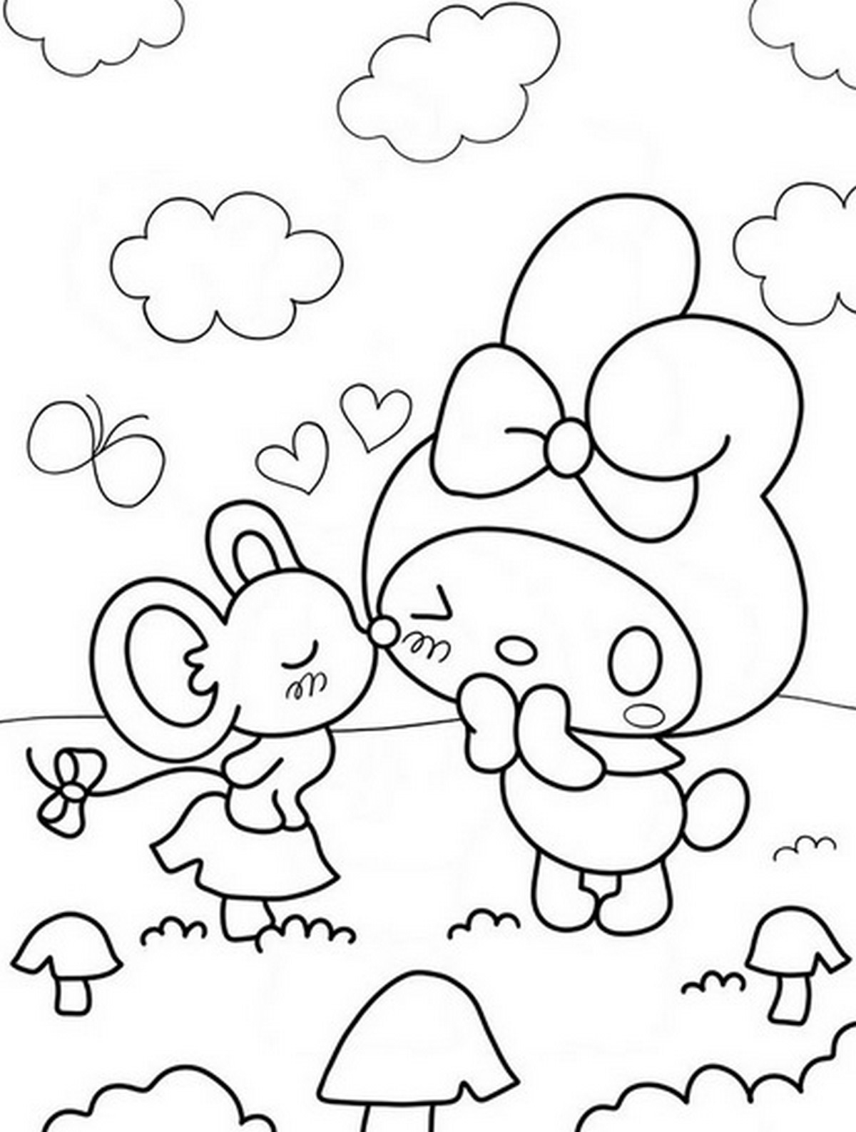 Tranh tô màu Medoly vui nhộn số 48 Tranh tô màu Medoly vui nhộn số 48